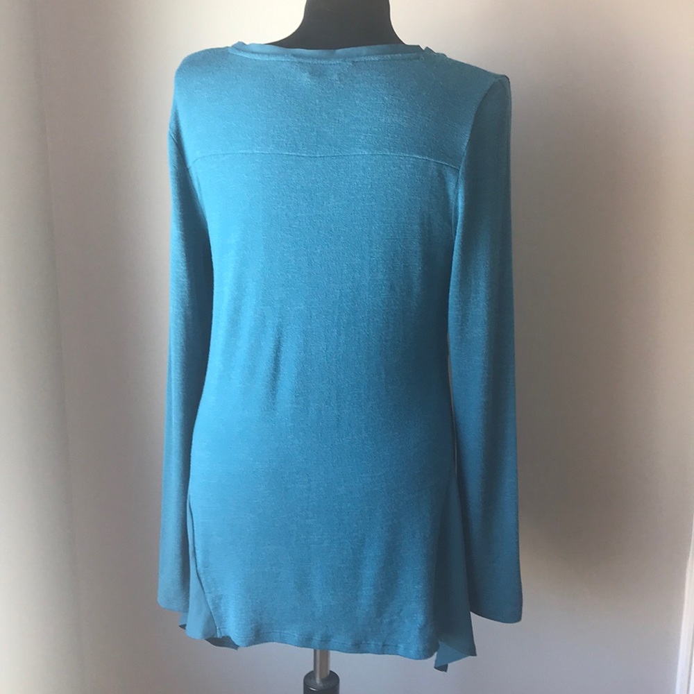 Simply Vera Vera Wang Long Sleeve Top Medium - Picture 5 of 8